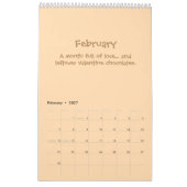 Cheerful 2026 Quote Calendar Kalender (Feb 2027)