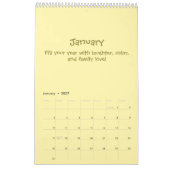 Cheerful 2026 Quote Calendar Kalender (Jan 2027)