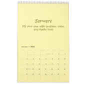 Cheerful 2026 Quote Calendar Kalender (Jan 2026)