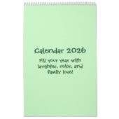 Cheerful 2026 Quote Calendar Kalender (Hoes)