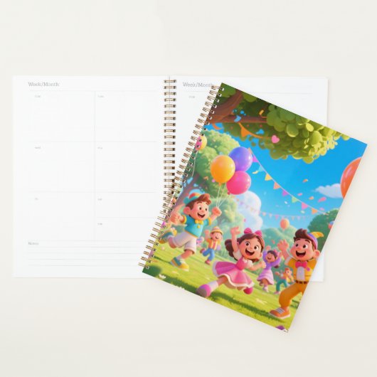 🎈 Cheerful Adventure Daily Planner | Fun for Kids (Display)