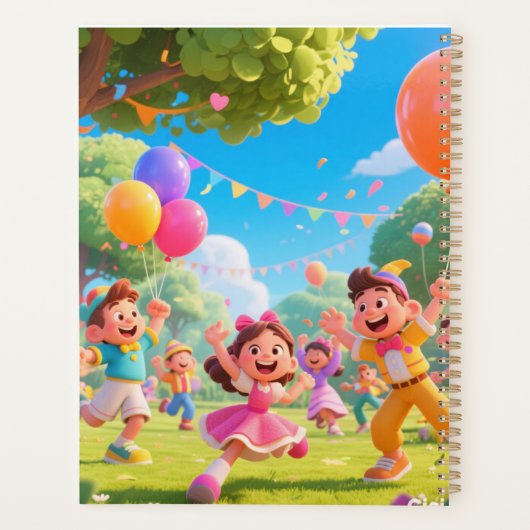 🎈 Cheerful Adventure Daily Planner | Fun for Kids (Achterkant)