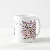 Cheerful Apple Blossom Blooms Acrylverf Koffiemok (Voorkant rechts)