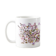 Cheerful Apple Blossom Blooms Acrylverf