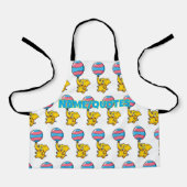 Cheerful Baby Elephant Hot Air Balloon Schort (Voorkant)