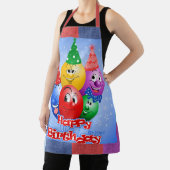 Cheerful Birthday-ballonnen Schort (Insitu)