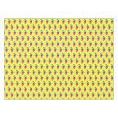 Cheerful Birthday party tafellade met ballonnen Tafelkleed (Voorkant (Horizontaal))