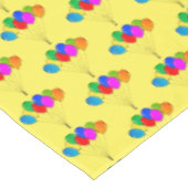 Cheerful Birthday party tafellade met ballonnen Tafelkleed (Gekanteld)