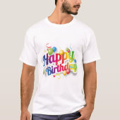 Cheerful Birthday T-Shirt (Voorkant)
