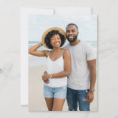 Cheerful Blue Beach Photo Kaart (Voorkant)