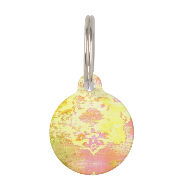 Cheerful Boho Southwest Bohemian Acrylic Fluid Pou Huisdierpenning (Voorkant)