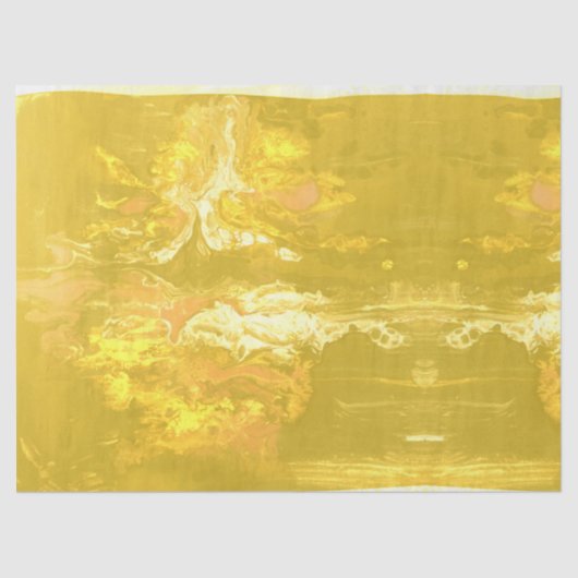 Cheerful Boho Southwest Bohemian Acrylic Fluid Pou Tissuepapier (Voorkant)