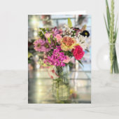 Cheerful bouquet kaart (Voorkant)