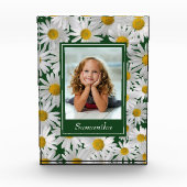 Cheerful Bright Daisy Custom Photo - Fotoblokken (Voorkant)