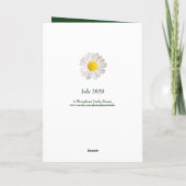Cheerful Bright Daisy Custom Photo - Notitiekaartje (Achterkant)