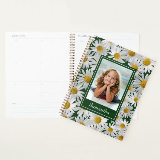 Cheerful Bright Daisy Custom Photo - Planner (Display)
