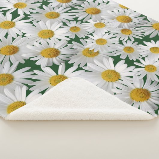 Cheerful, Bright Daisy Sherpa Deken (3/4)
