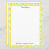 Cheerful & Bright Lemons Vine Orchard Personaliser (Voorkant / Achterkant)