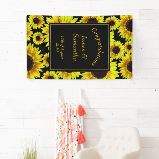Cheerful Bright Yellow Sunflower - Spandoek (Insitu)