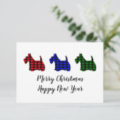 Cheerful Buffalo Pset met kerstcadeautjes (Staand voorkant)