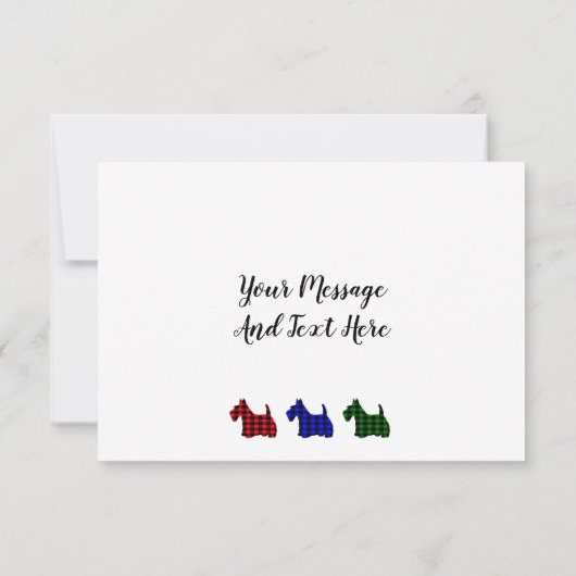 Cheerful Buffalo Pset met kerstcadeautjes (Achterkant)