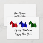 Cheerful Buffalo Pset met kerstcadeautjes (Voorkant / Achterkant)