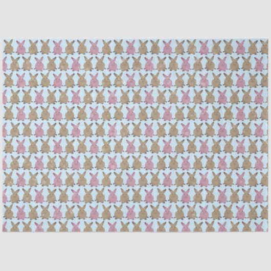 Cheerful Bunny Tissuepapier (Voorkant)