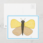 Cheerful Butterfly Briefkaart (Voorkant / Achterkant)