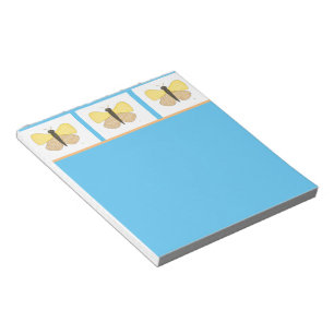 Cheerful Butterfly-laptop met een Erin Brie Art-la Notitieblok