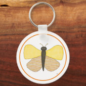 Cheerful Butterfly Sleutelhanger-Erin Brie Art Sle Sleutelhanger (Voorkant)