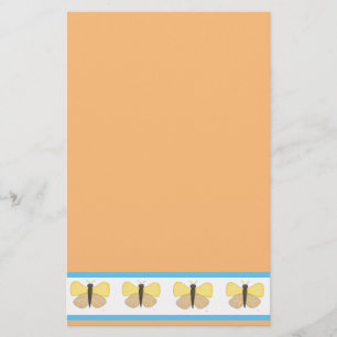 Cheerful Butterfly Stationery Briefpapier