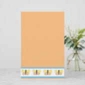 Cheerful Butterfly Stationery Briefpapier (Staand voorkant)