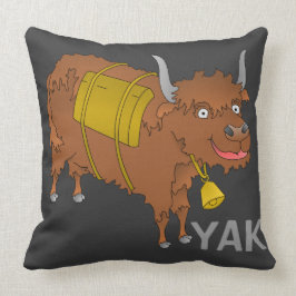 Cheerful cartoon yak kussen