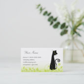 Cheerful Cat Visitekaartje (Staand voorkant)