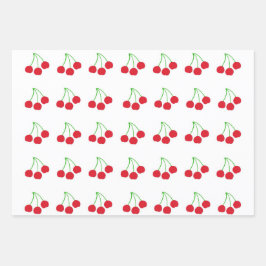 Cheerful Cherries Wrapping Paper