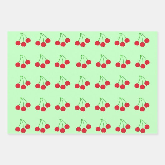 Cheerful Cherries Wrapping Paper (Voorkant 3)