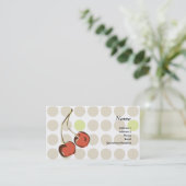 Cheerful Cherry Visitekaartje (Staand voorkant)