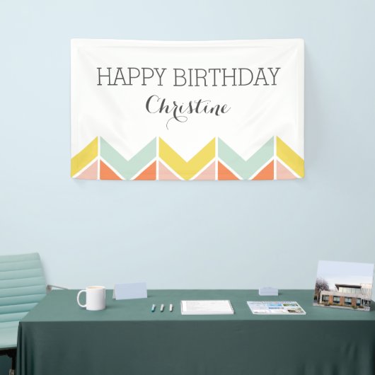 Cheerful Chevron Spandoek (Beurs)
