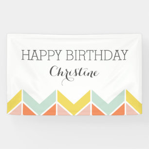 Cheerful Chevron Spandoek