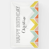 Cheerful Chevron Spandoek (Verticaal)