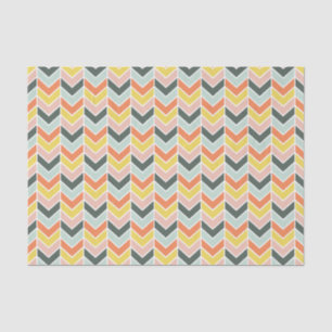 Cheerful Chevron van Origami-Prints Tissuepapier