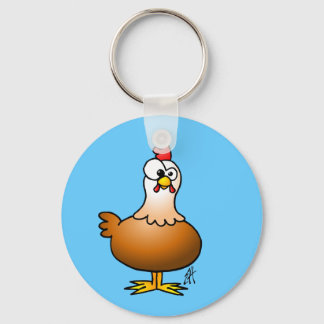 Cheerful Chicken Sleutelhanger
