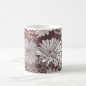 Cheerful chocolate Bohemian floral mug Koffiemok (Center)