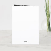 Cheerful Christmas card with custom message Feestdagen Kaart (Achterkant)