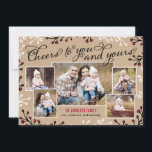 Cheerful Collage Holiday-fotokaart Feestdagenkaart<br><div class="desc">Het seizoen vieren met deze moderne en stijlvolle vakantiekaart van Berry Berry Sweet. Bezoek WWW.BERRYBERRYSWEET.COM voor meer van onze stijlvolle vakantie-collecties.</div>
