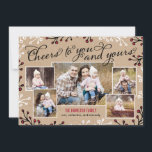 Cheerful Collage Holiday-fotokaart Feestdagenkaart<br><div class="desc">Het seizoen vieren met deze moderne en stijlvolle vakantiekaart van Berry Berry Sweet. Bezoek WWW.BERRYBERRYSWEET.COM voor meer van onze stijlvolle vakantie-collecties.</div>