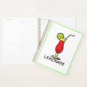 Cheerful Cute Modern Fresh Coctail Trendy Script Planner (Display)