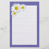 Cheerful Daisy Lined Personal Briefpapier (Achterkant)