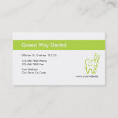 Cheerful Dentist Visitekaartjes (Voorkant)