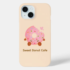 Cheerful Donut With Sprinkles iPhone 15 Case